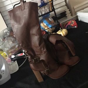 Barely worn knee high boots